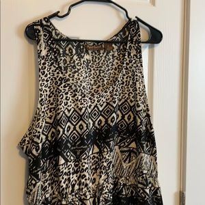 Animal/Aztec print maxi dress